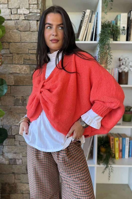 Big Softie Batwing Or Butterfly Knit Watermelon